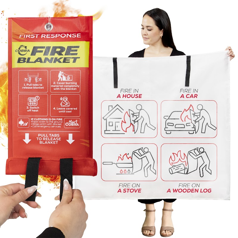 Cobra Fire Blanket close-up detail