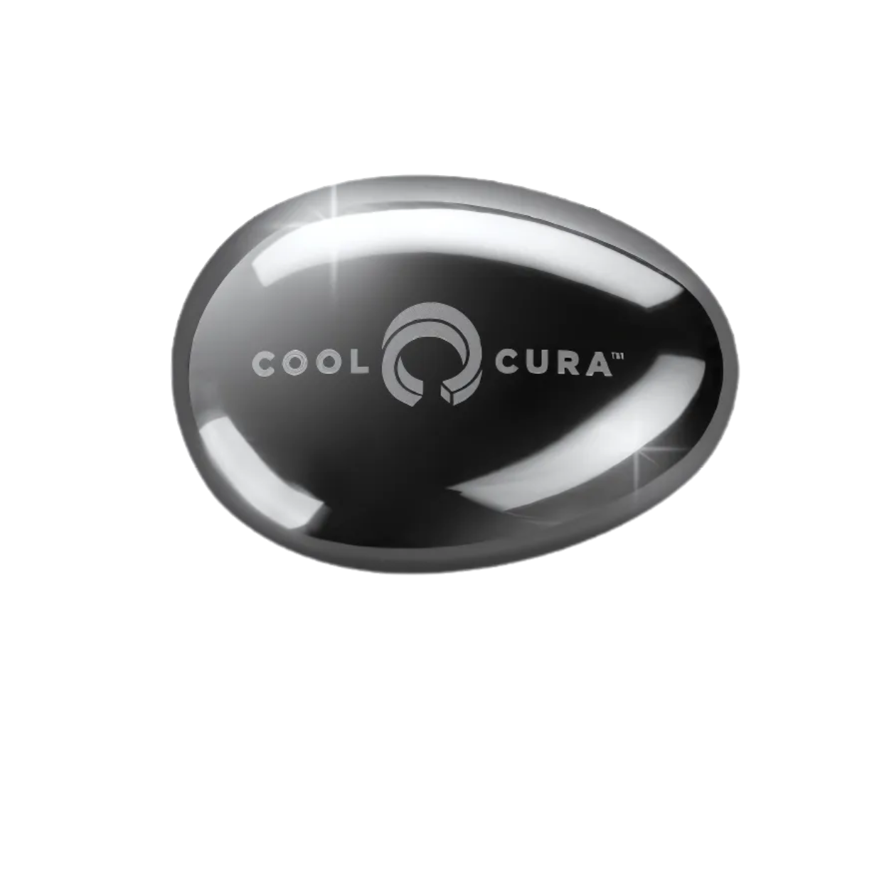 CoolCura Deluxe Travel Kit — Wearable Ice Therapy Device 2026 Woman smiling while holding CoolCura Deluxe Travel Kit packaging