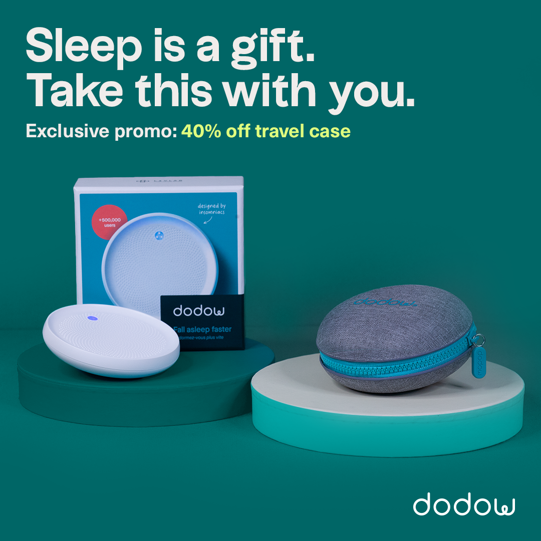 Dodow sleep device with 1 million rested users social proof