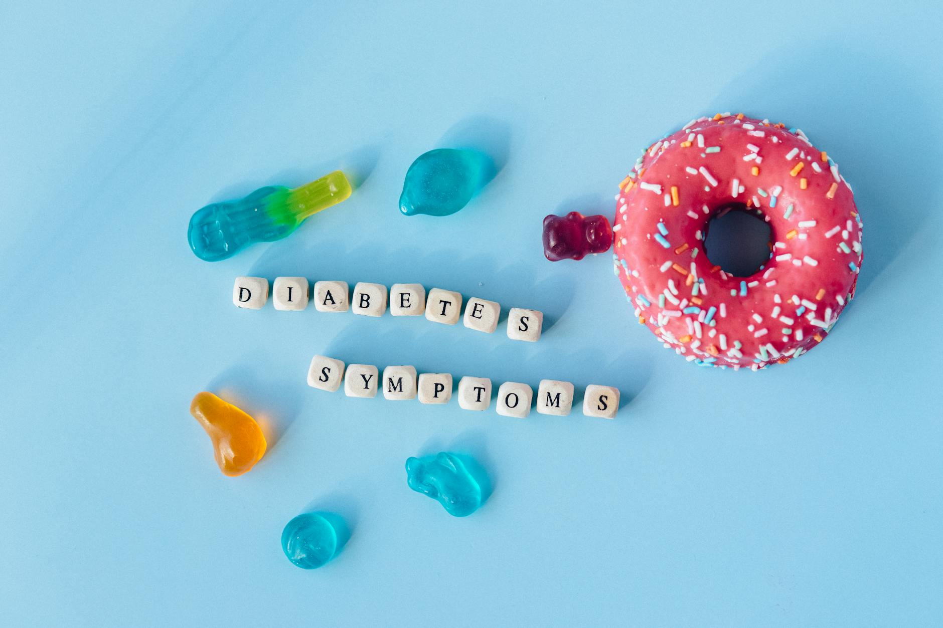 Sugar and Processed Diet — Key Fatty Liver Causes Colorful sweets and sugary foods associated with insulin resistance and non-alcoholic fatty liver disease risk