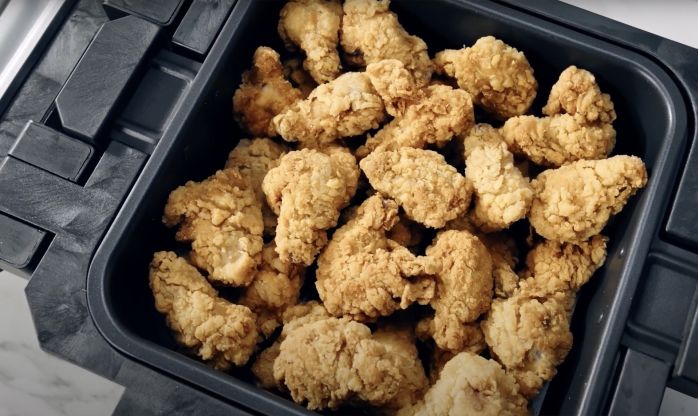 Gourmax Pro air fryer function producing crispy results with minimal oil