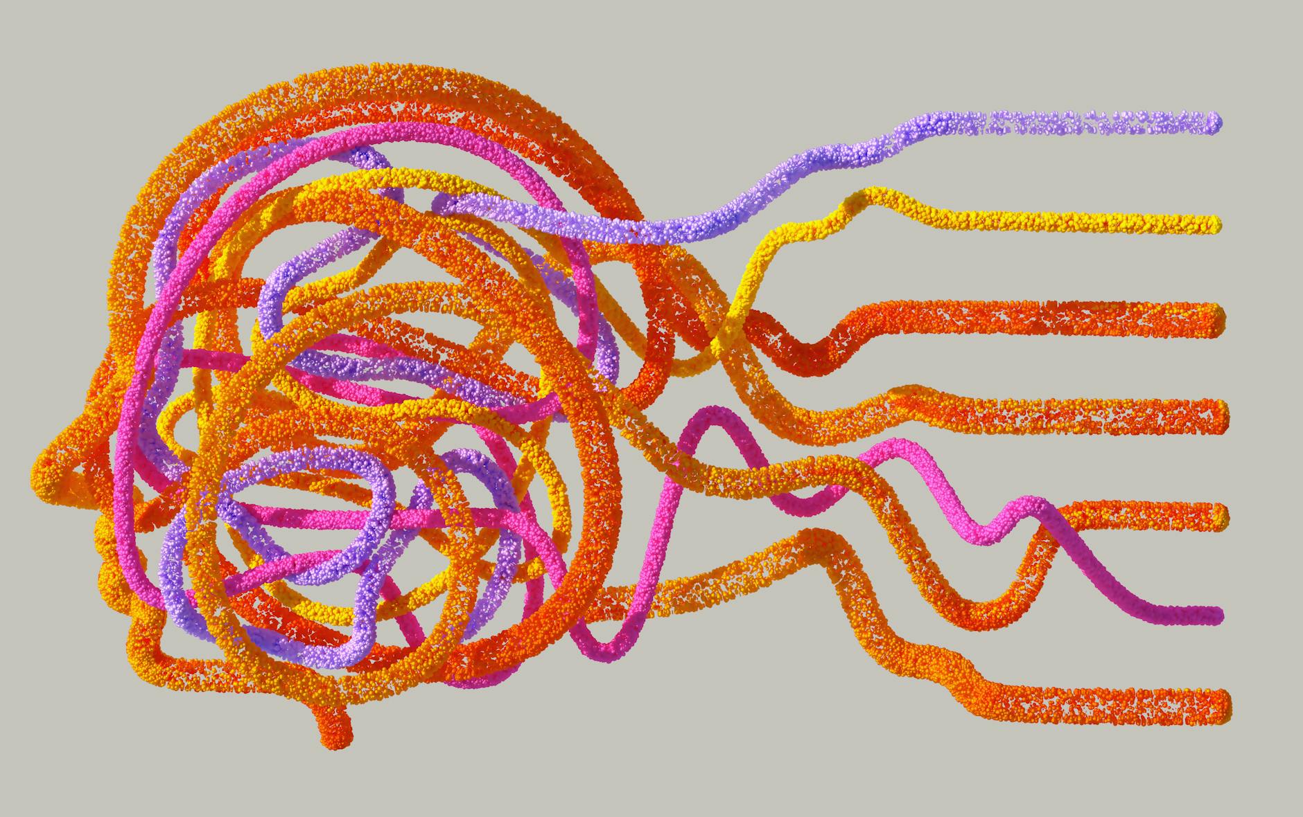 The Brain's Olfactory-Limbic Connection — Neuroscience of Scent and Emotion Neural network illustration representing the brain's olfactory-limbic pathway and how scent affects mood
