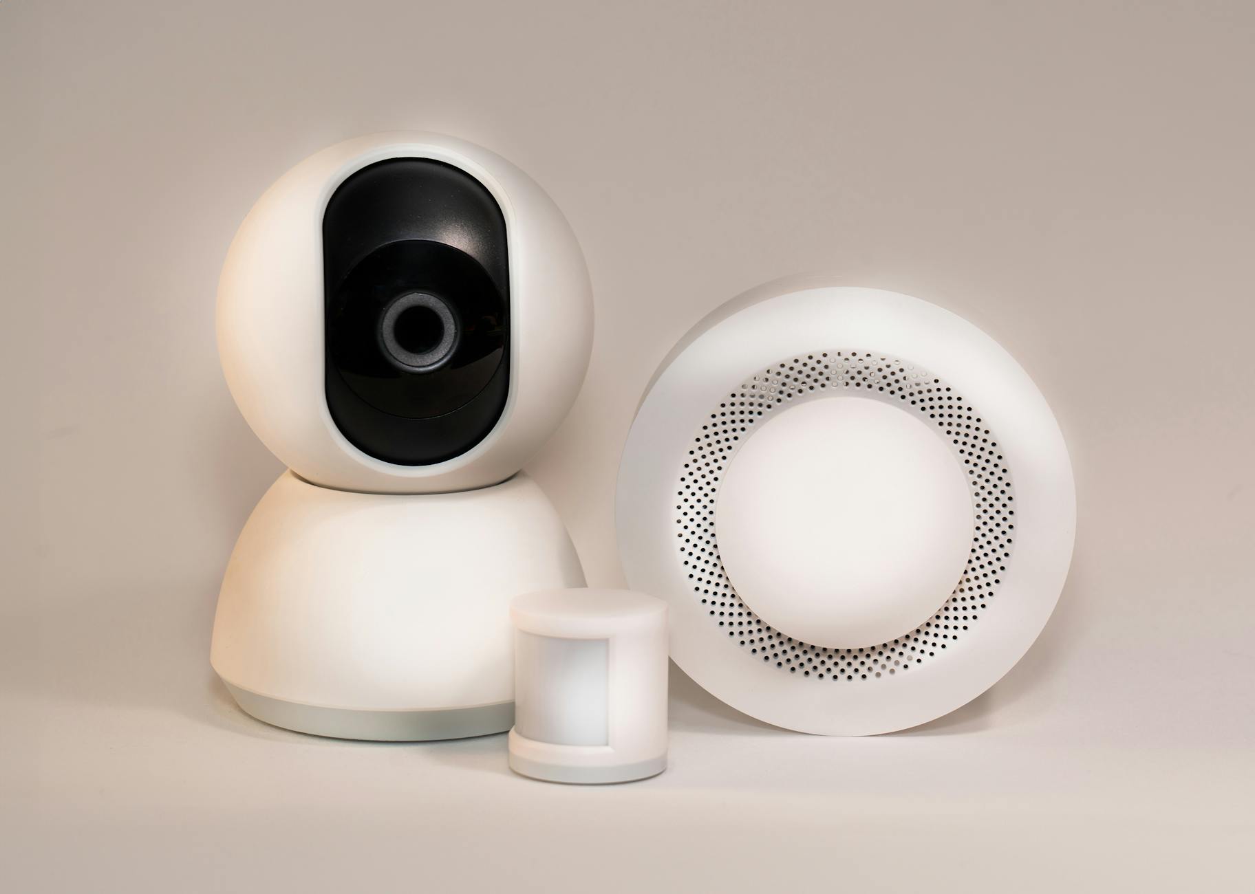 Modern smart home safety devices including smoke and carbon monoxide sensors