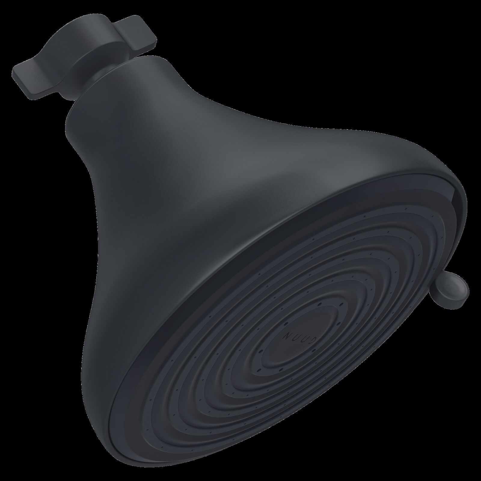 NUUD Showerhead Black Variant 2026 NUUD showerhead in Matte Black finish — one of three available color options