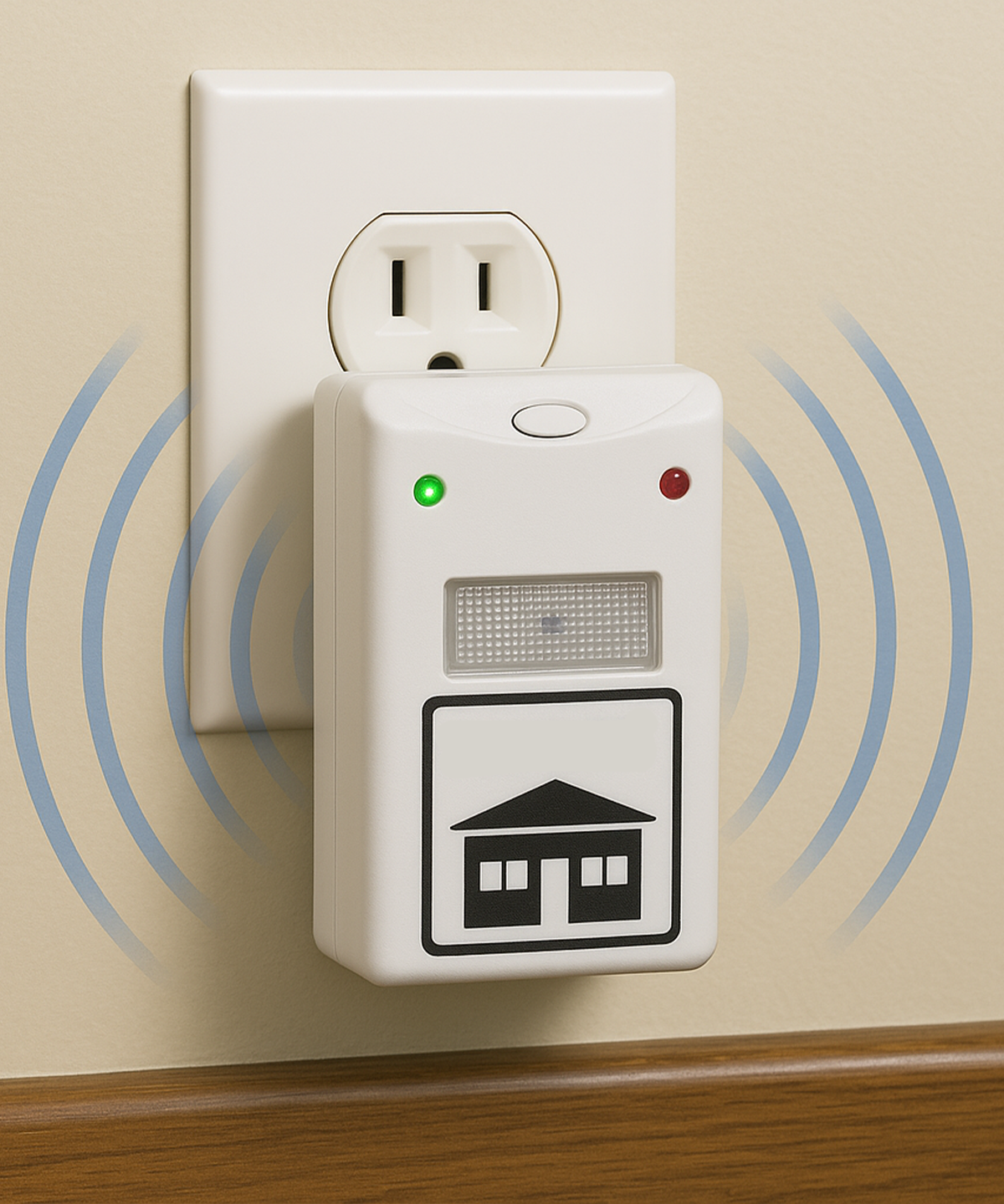 Step 2 - Riddex Plus sends electromagnetic pulses through home wiring