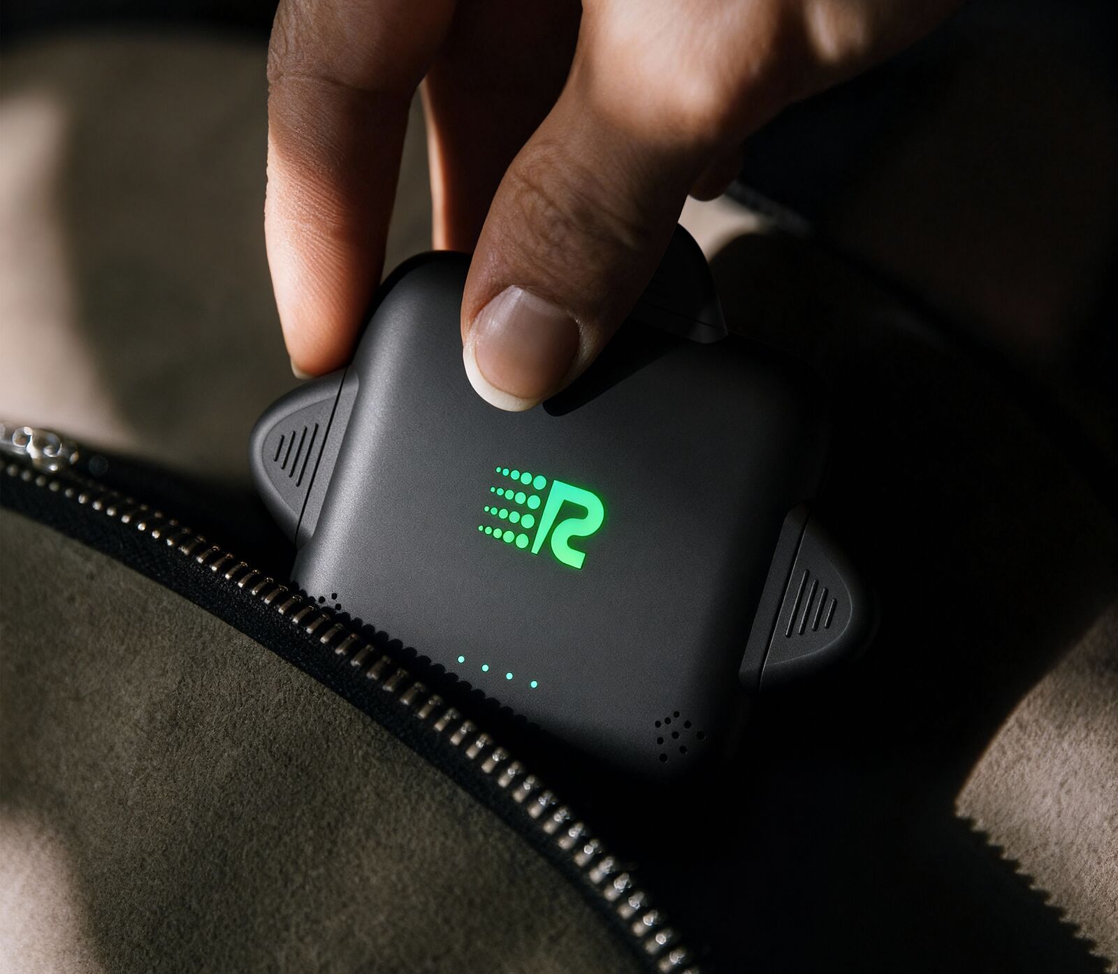 Rush Charge 3-in-1 portable charger charging multiple devices simultaneously
