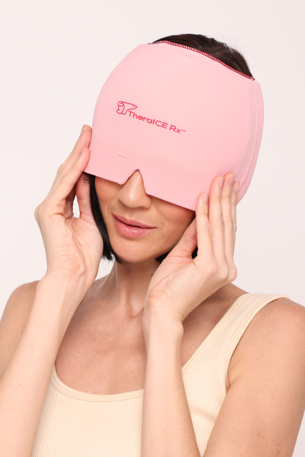 TheraICE Headache Cap Dual Therapy Options 2026 TheraICE Headache Relief Cap showing cold and heat therapy mode options