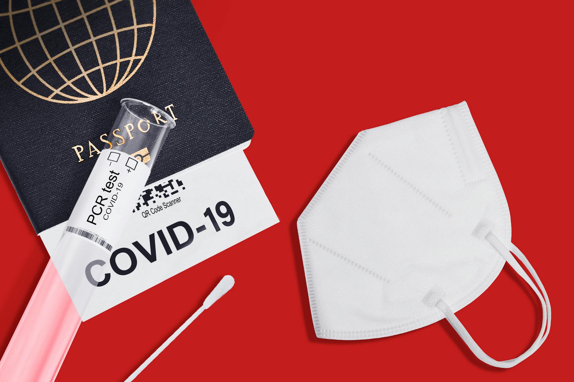 Passport and travel documents laid out for trip preparation