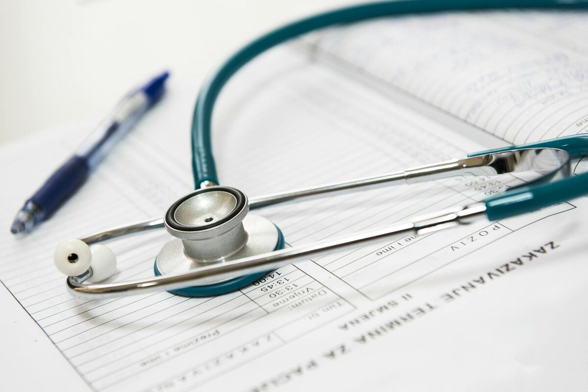 When to See a Doctor for Foot and Leg Swelling Medical stethoscope and healthcare report — know when swollen feet require a doctor visit