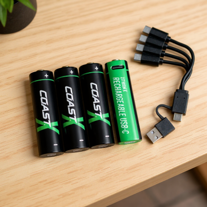 ZITHION-X Z1 rechargeable AA battery product shot showing clean design